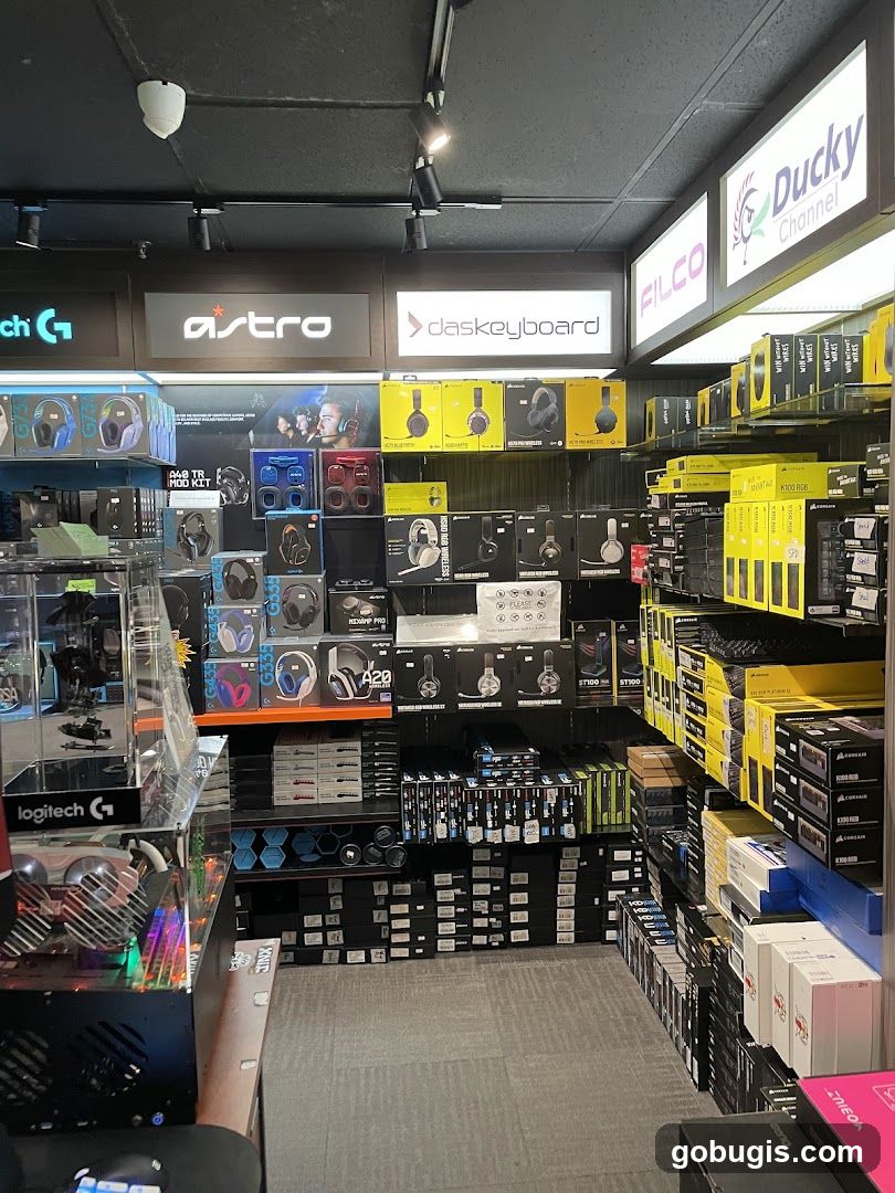 Electronics Store Interior