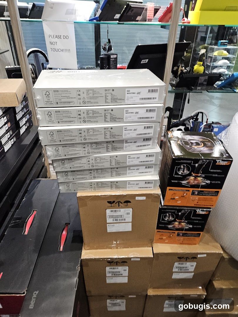 Stack of Computer Peripherals