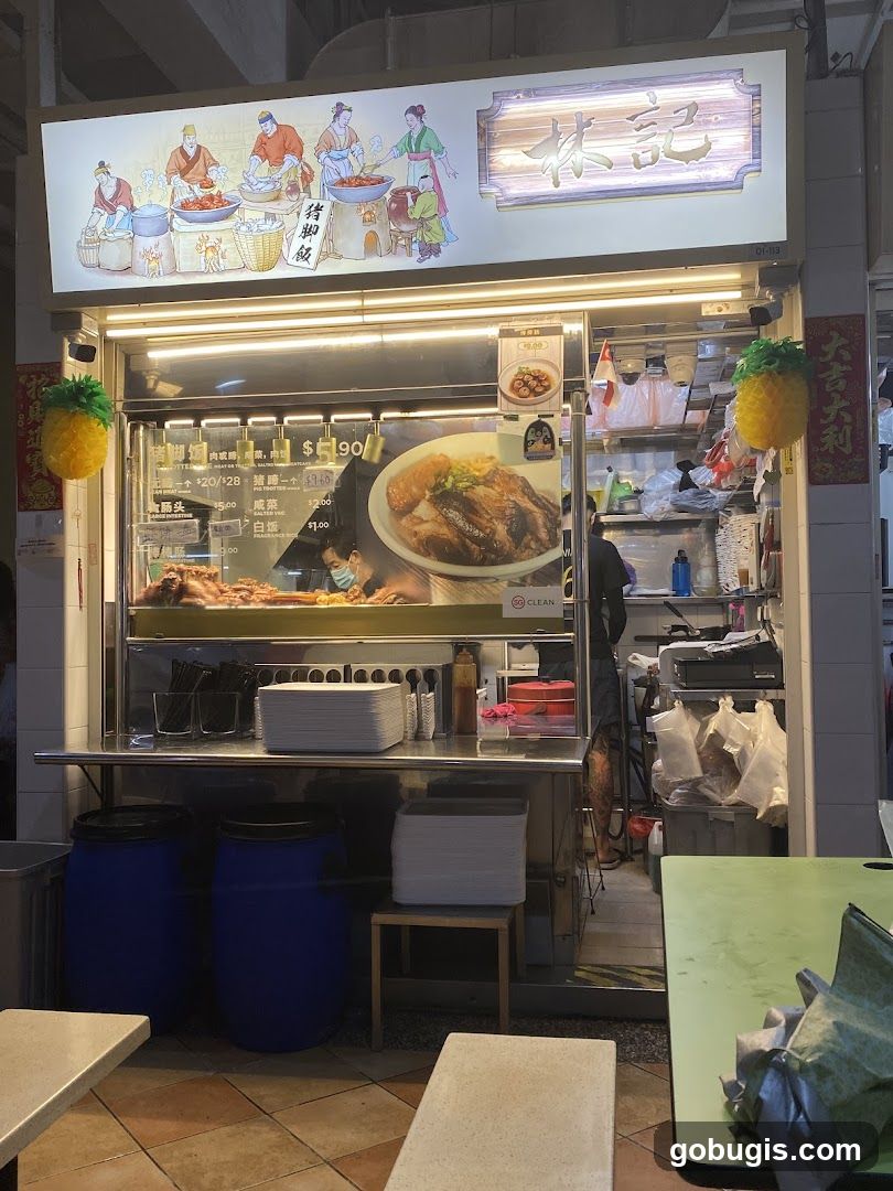 Food Stall with Pig Trotters