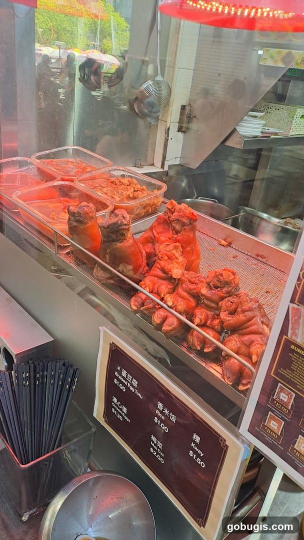 Food Display with Menu