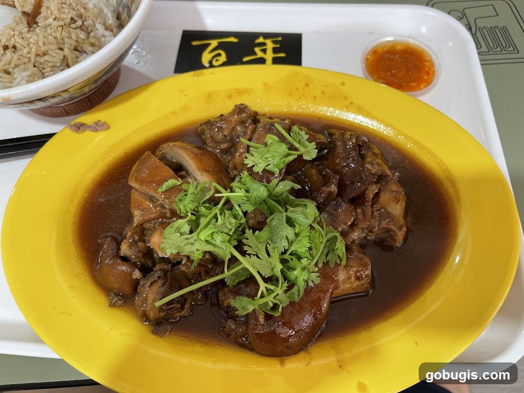 Braised Pork Knuckle with Rice