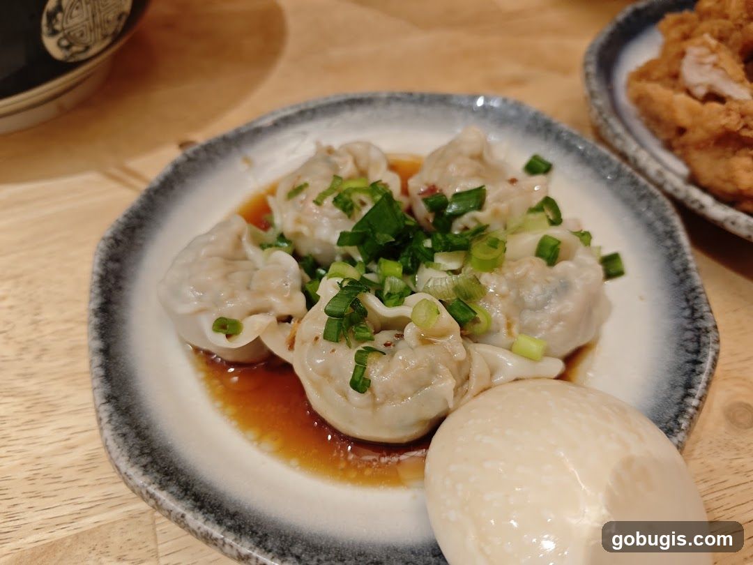 Dumplings with Scallions