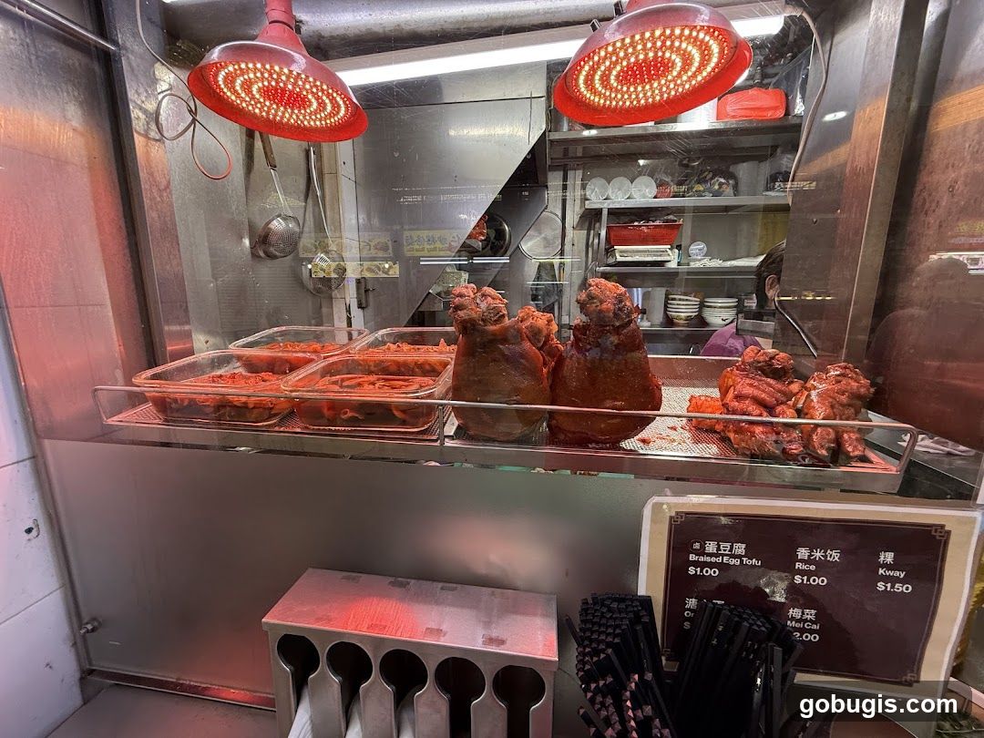 Food Display with Menu