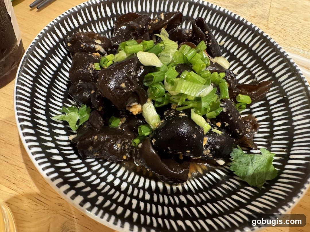 Wood Ear Mushroom Salad