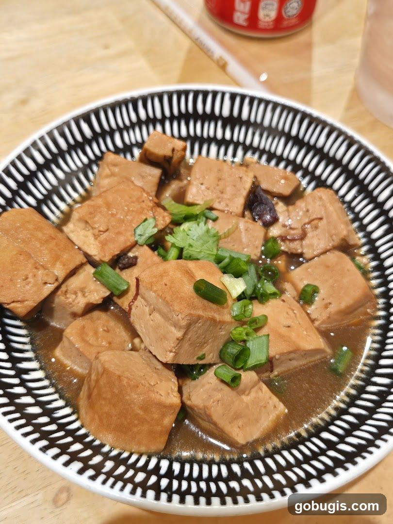 Braised Tofu Dish