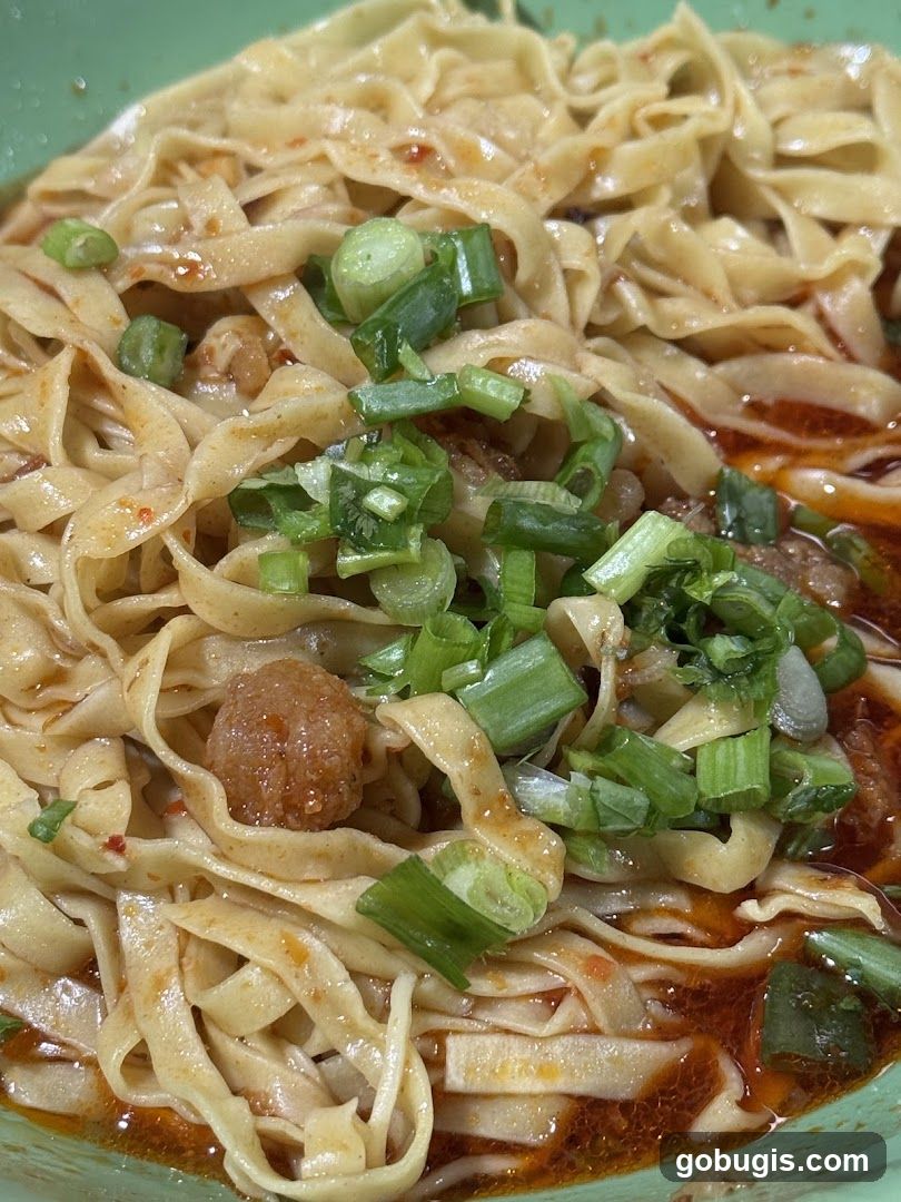 Noodles with Scallions