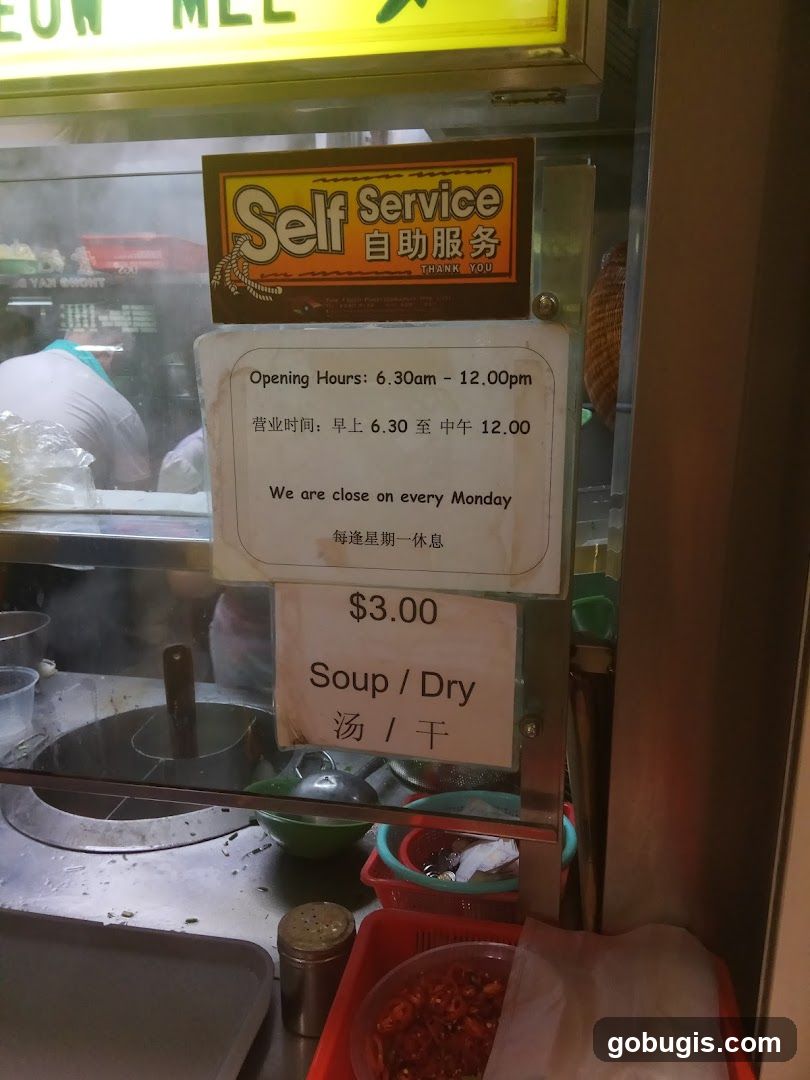 Self Service Food Stall