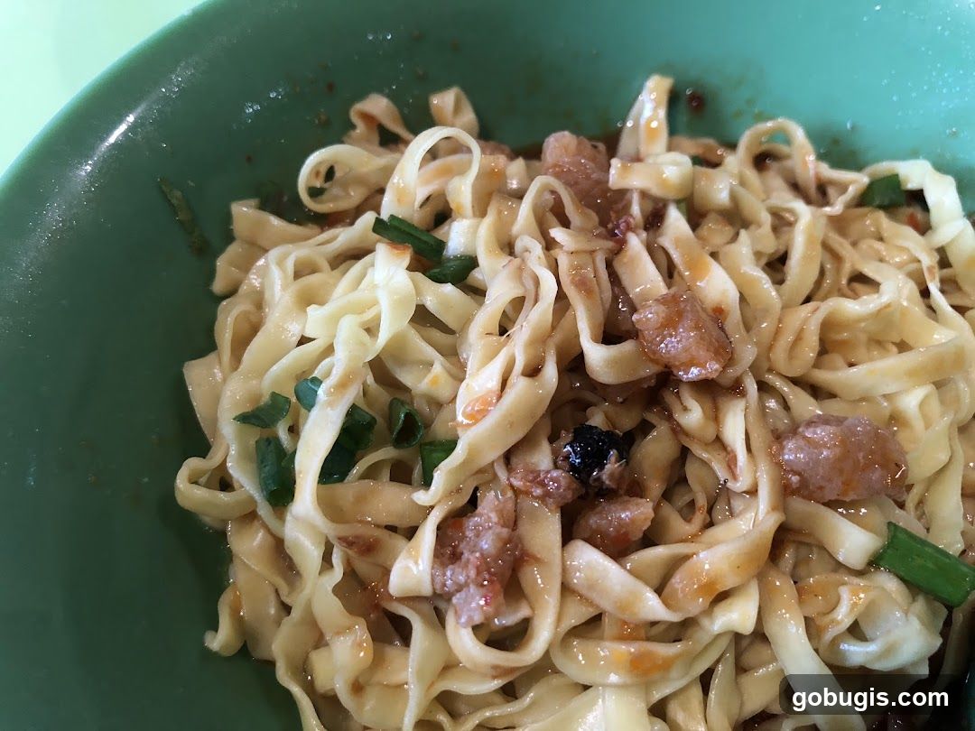 Noodles with Meat and Scallions