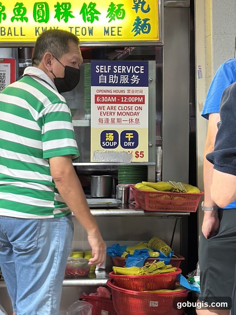 Self Service Food Stall