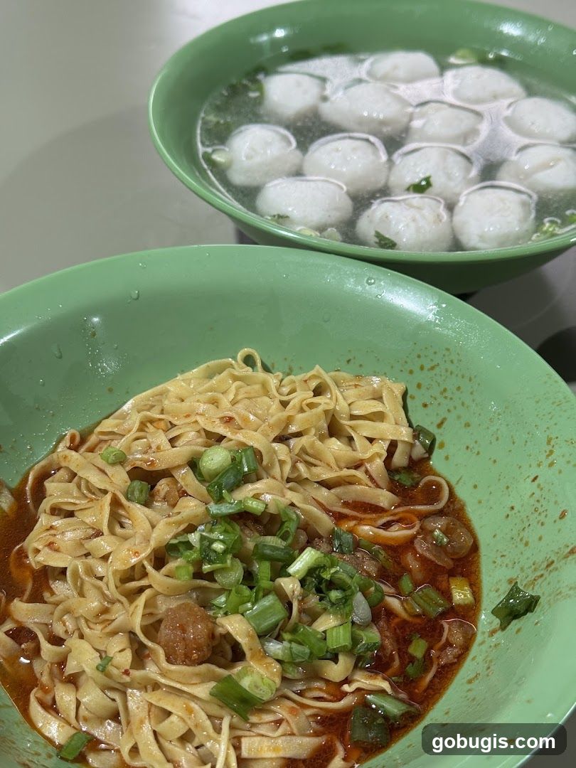 Noodles and Fish Balls