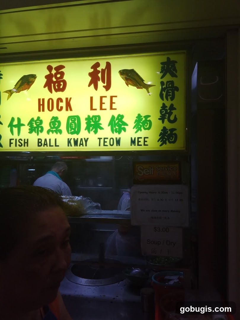 Hock Lee Fish Ball Kway Teow Mee
