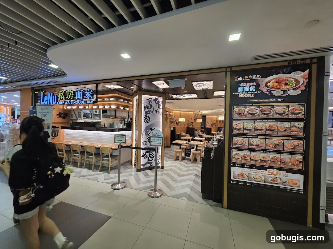 LeNu Chef Wai’s Noodle Bar at Bugis Junction