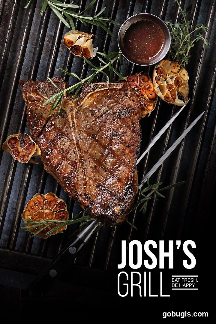 Grilled Steak with Garlic and Rosemary