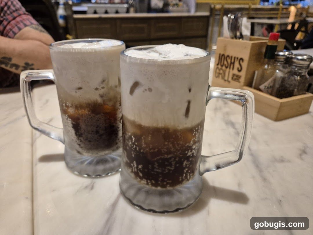 Two Root Beer Floats