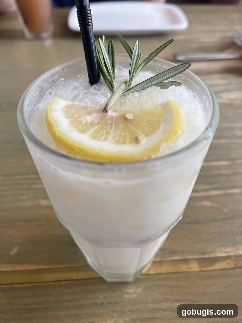 Lemon and Rosemary Drink