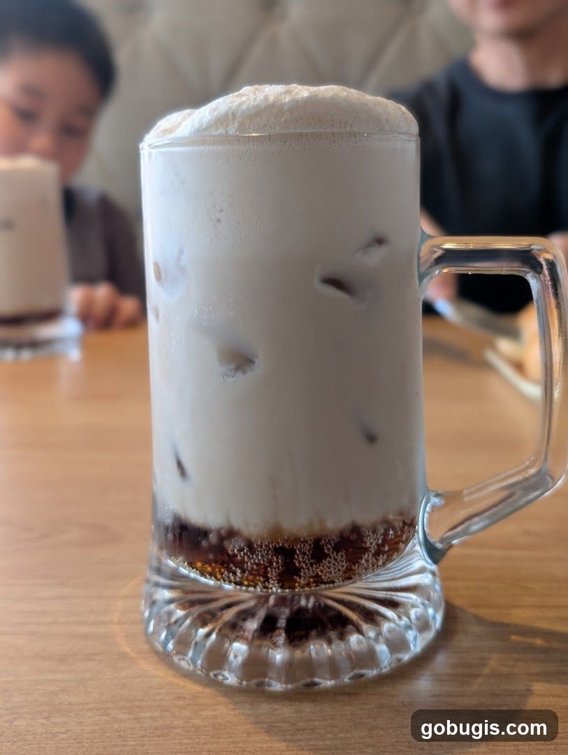 Creamy Drink with Ice