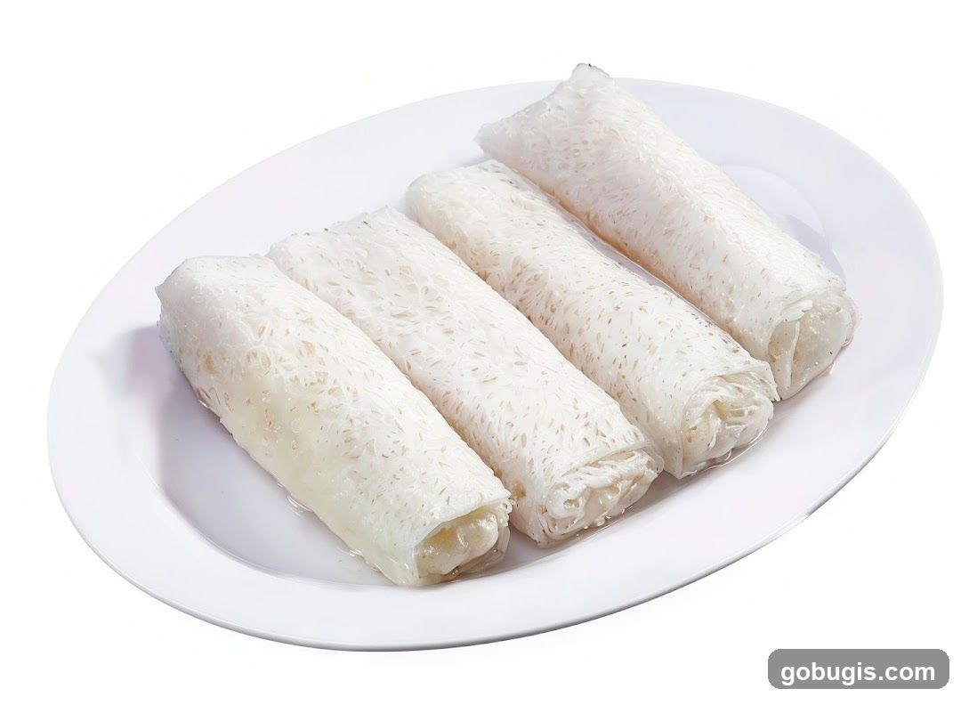 Steamed Rice Rolls