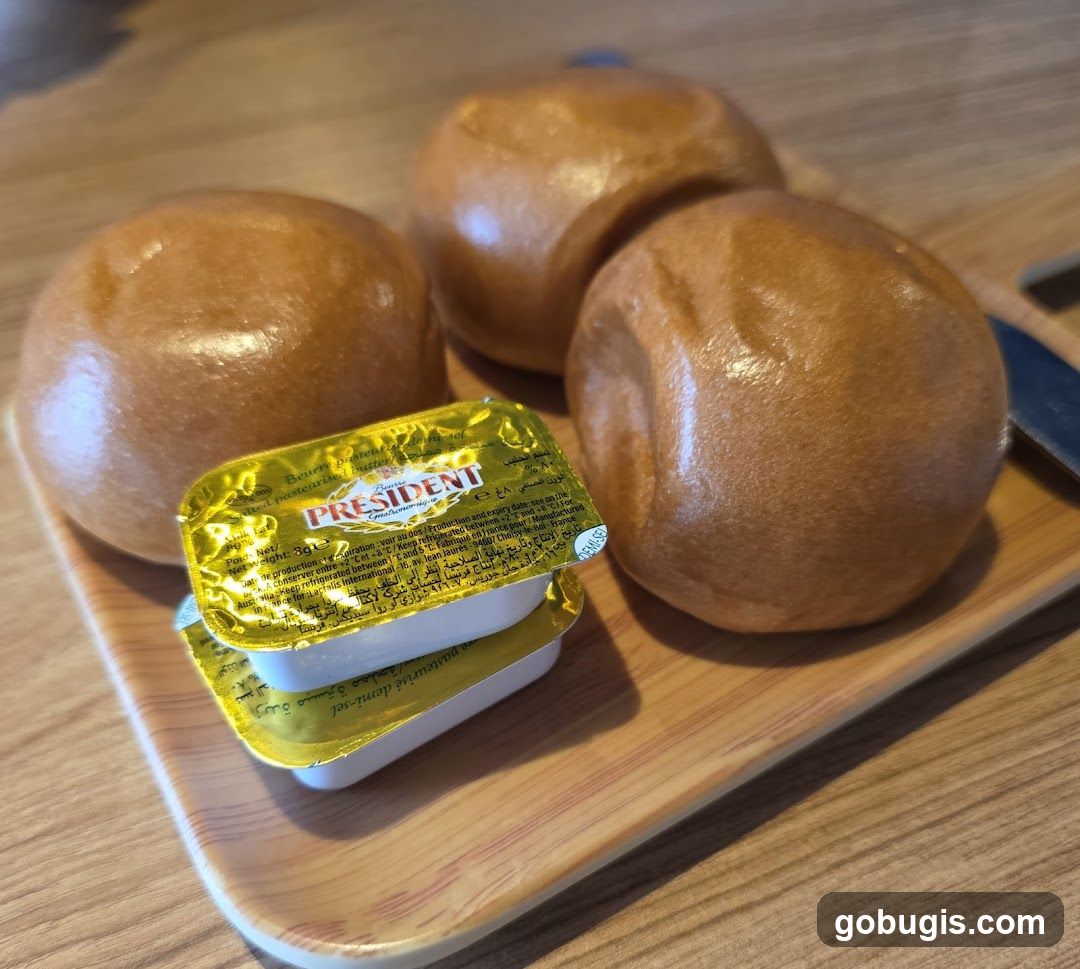 Bread Rolls with Butter
