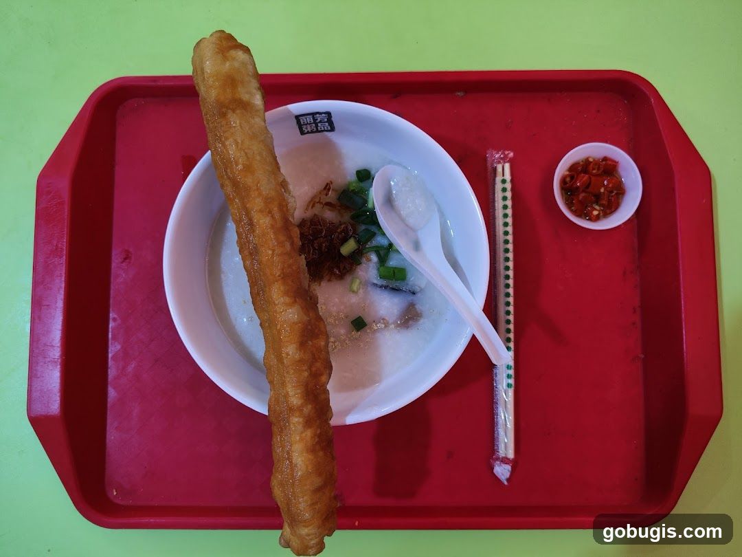 Congee with Fried Dough Stick