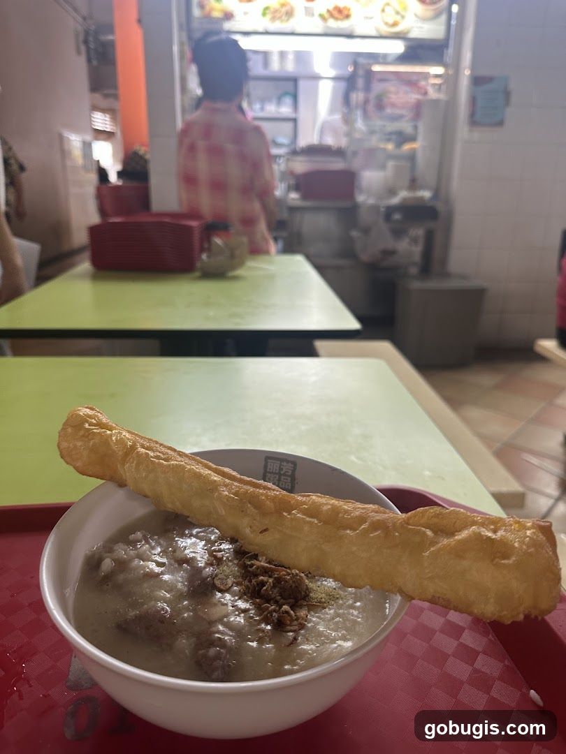 Congee with Fried Dough Stick