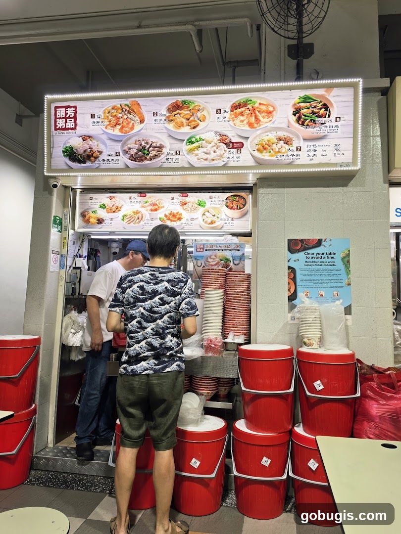 Congee Menu