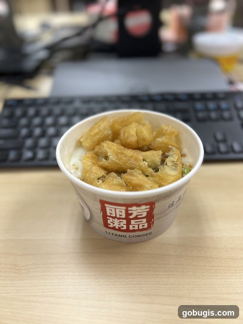 Congee with Fried Dough Sticks