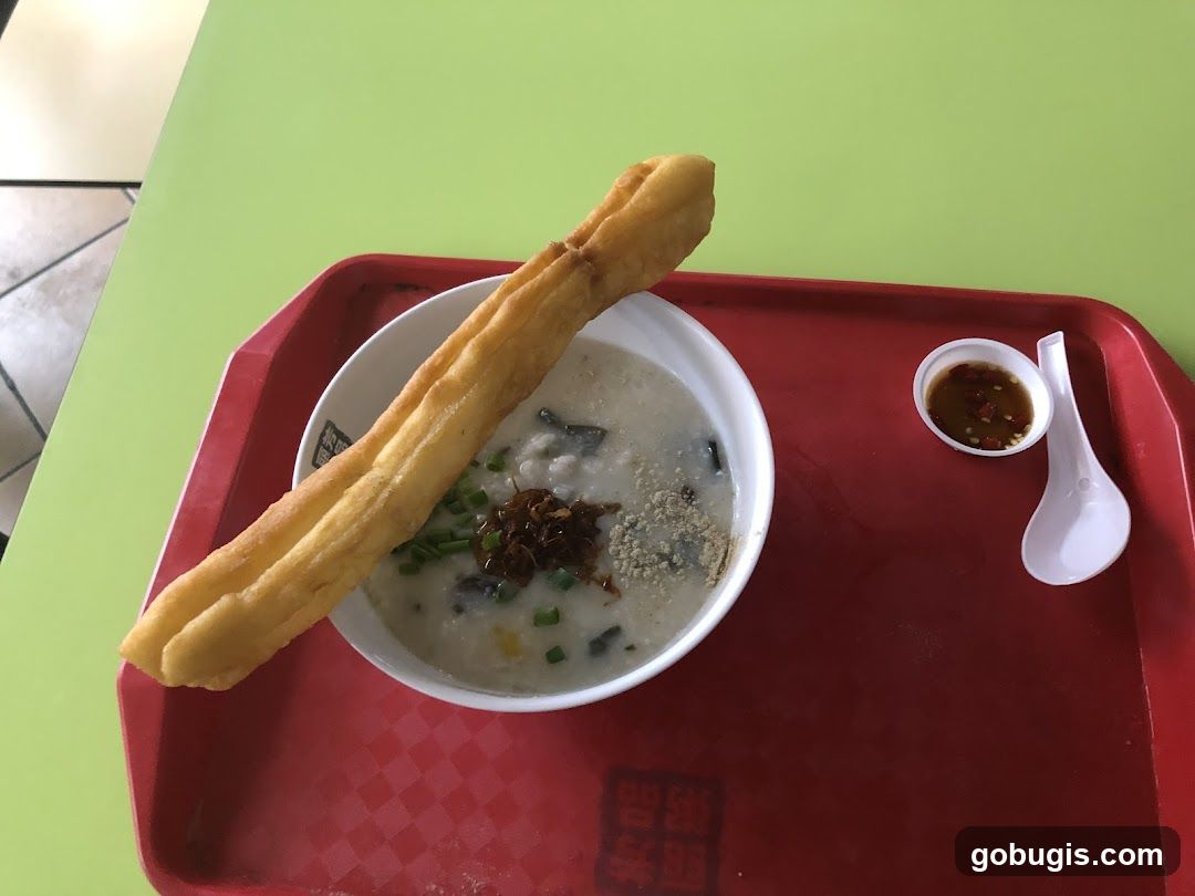 Congee with Fried Dough Stick