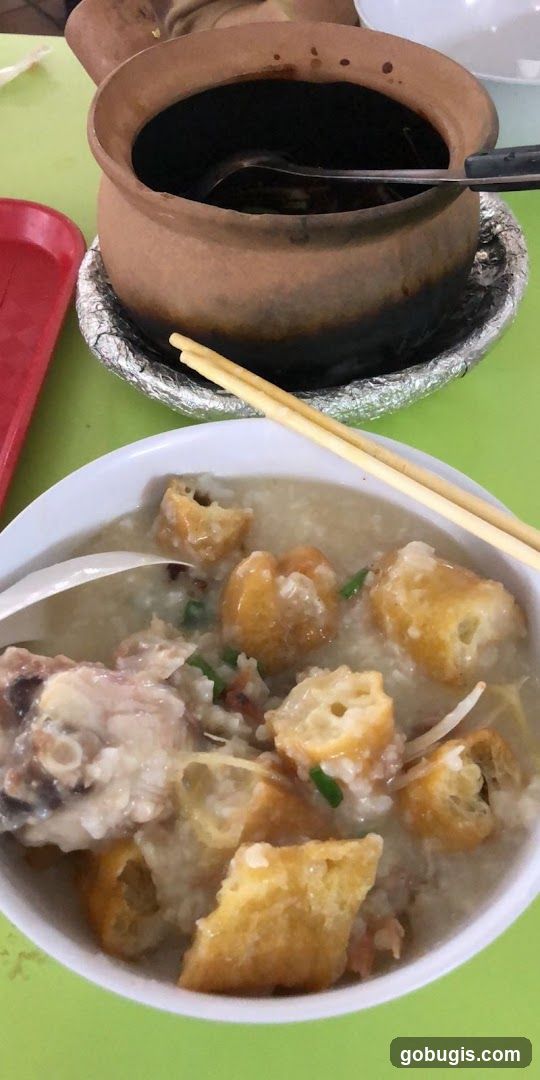 Congee with Fried Dough Sticks