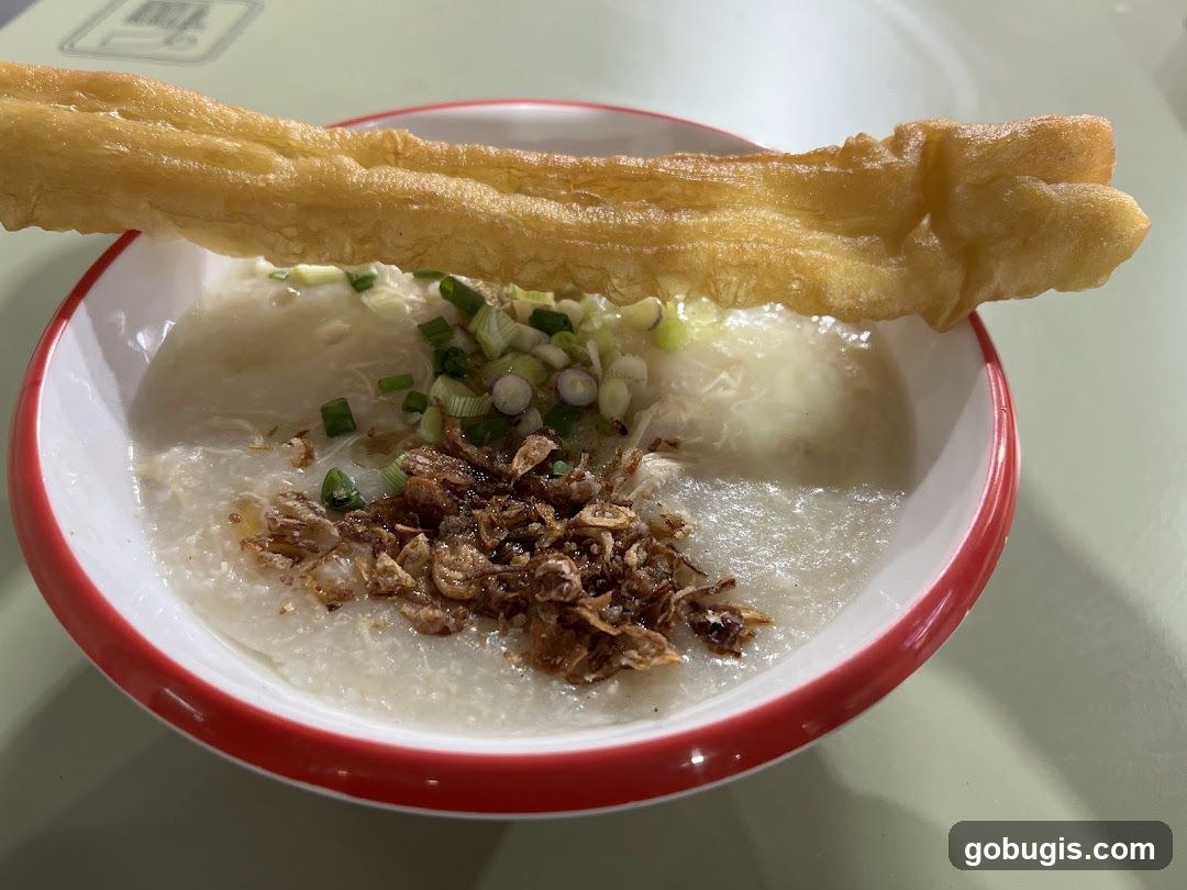 Congee with Fried Dough Stick