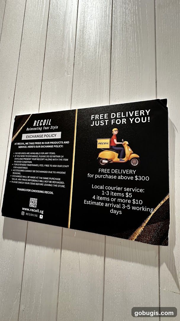 Recoil Exchange Policy and Delivery Information