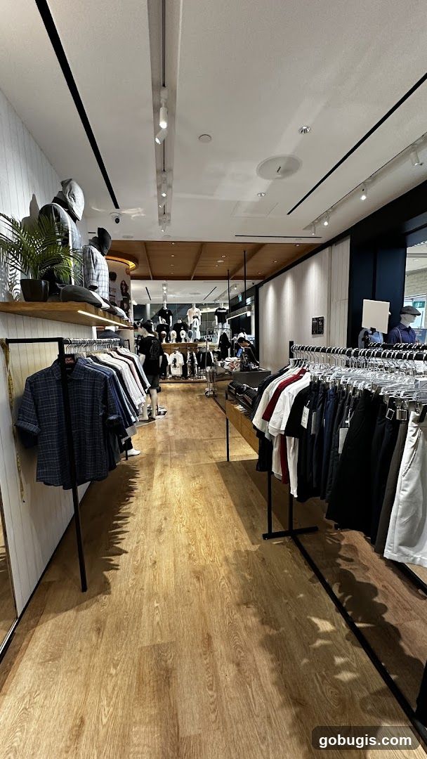 Clothing store interior