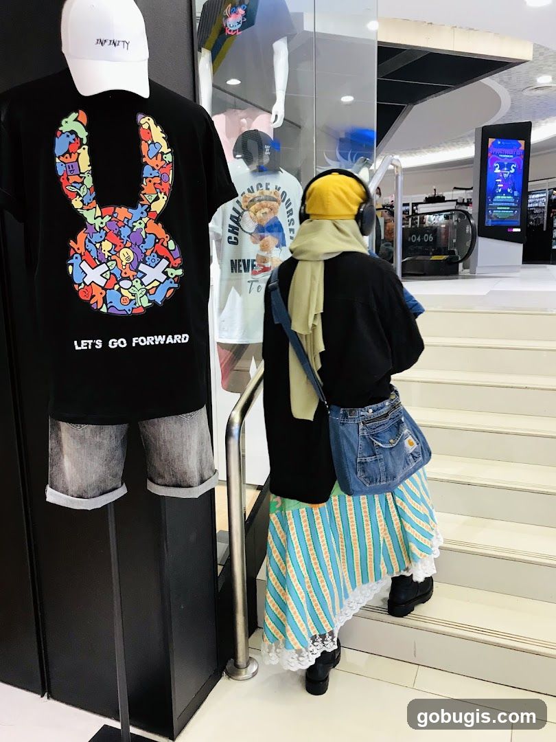 Mannequins in a store window