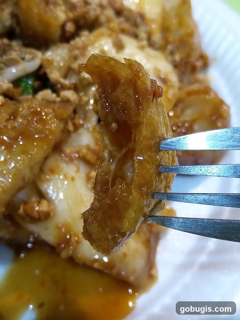 Fried Food on Fork