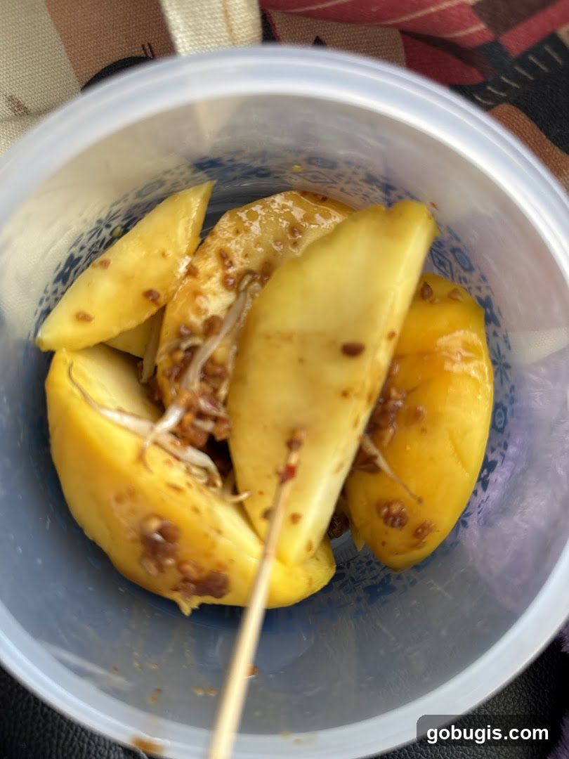 Mango Slices with Spices
