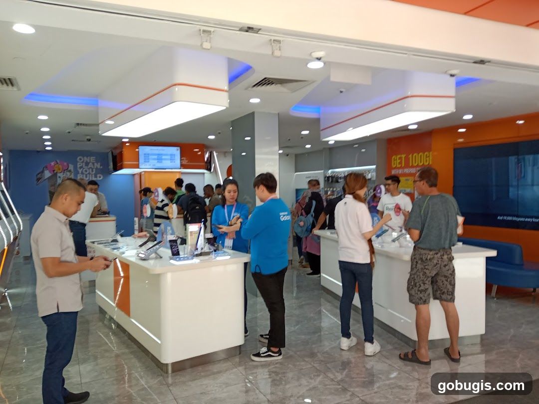 Electronics Store Interior