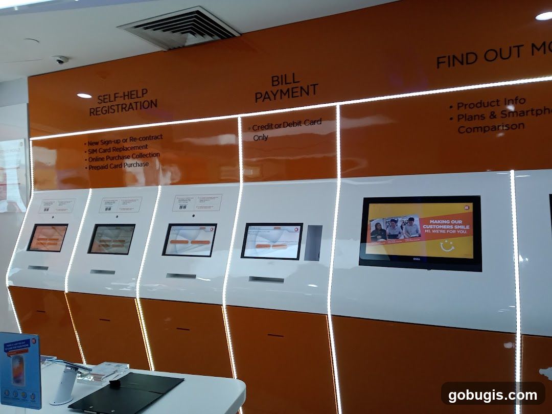 Self-Help Registration and Bill Payment Kiosks