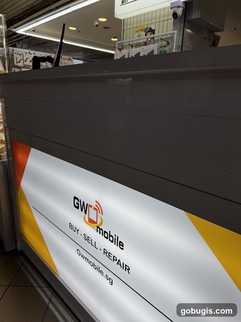 GWmobile Store Counter