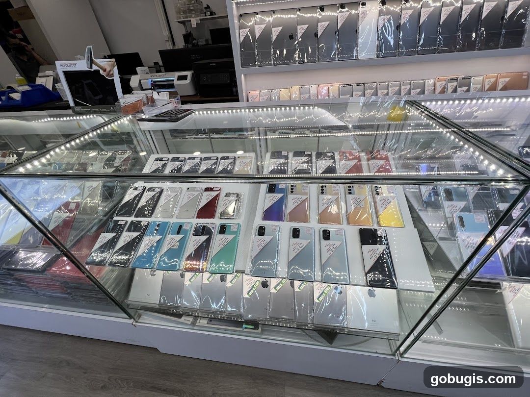 Phone Accessories Display