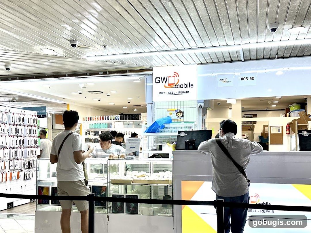 Mobile Phone Store Interior