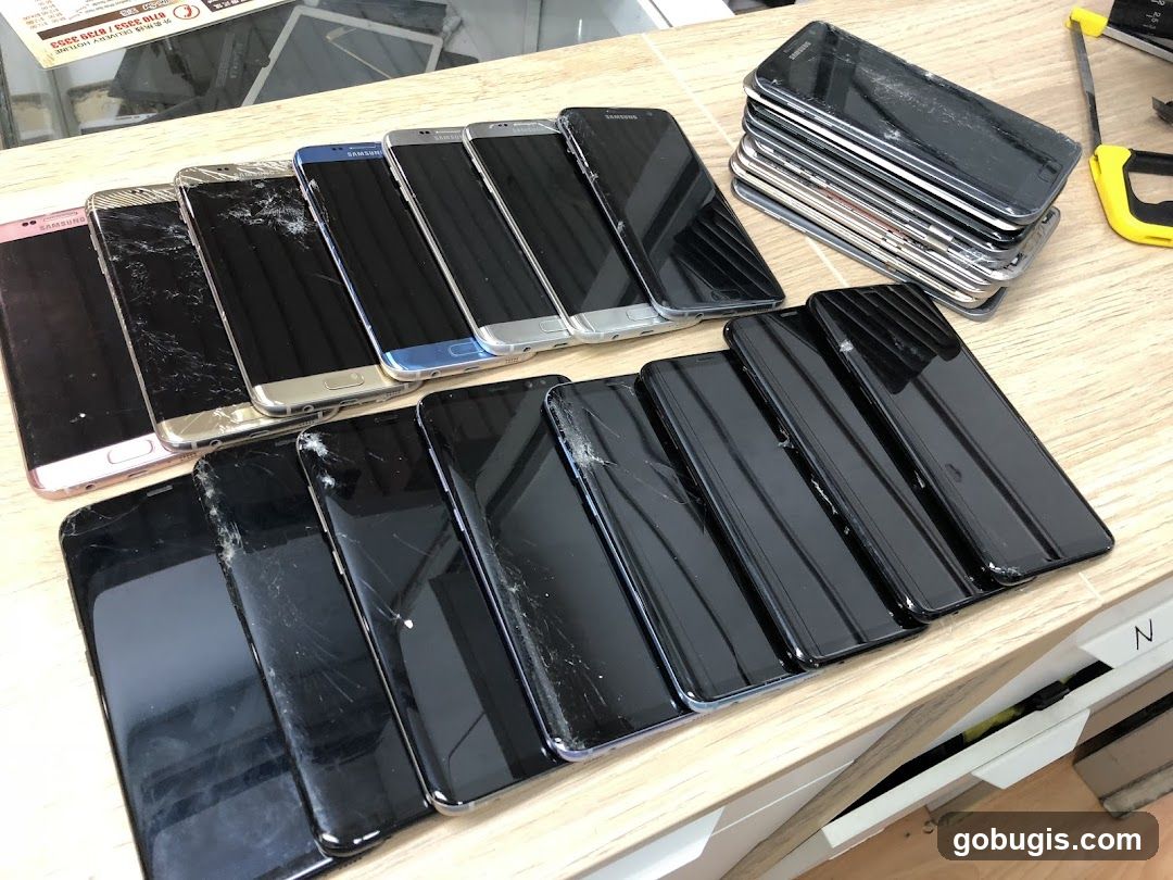 Damaged Smartphones