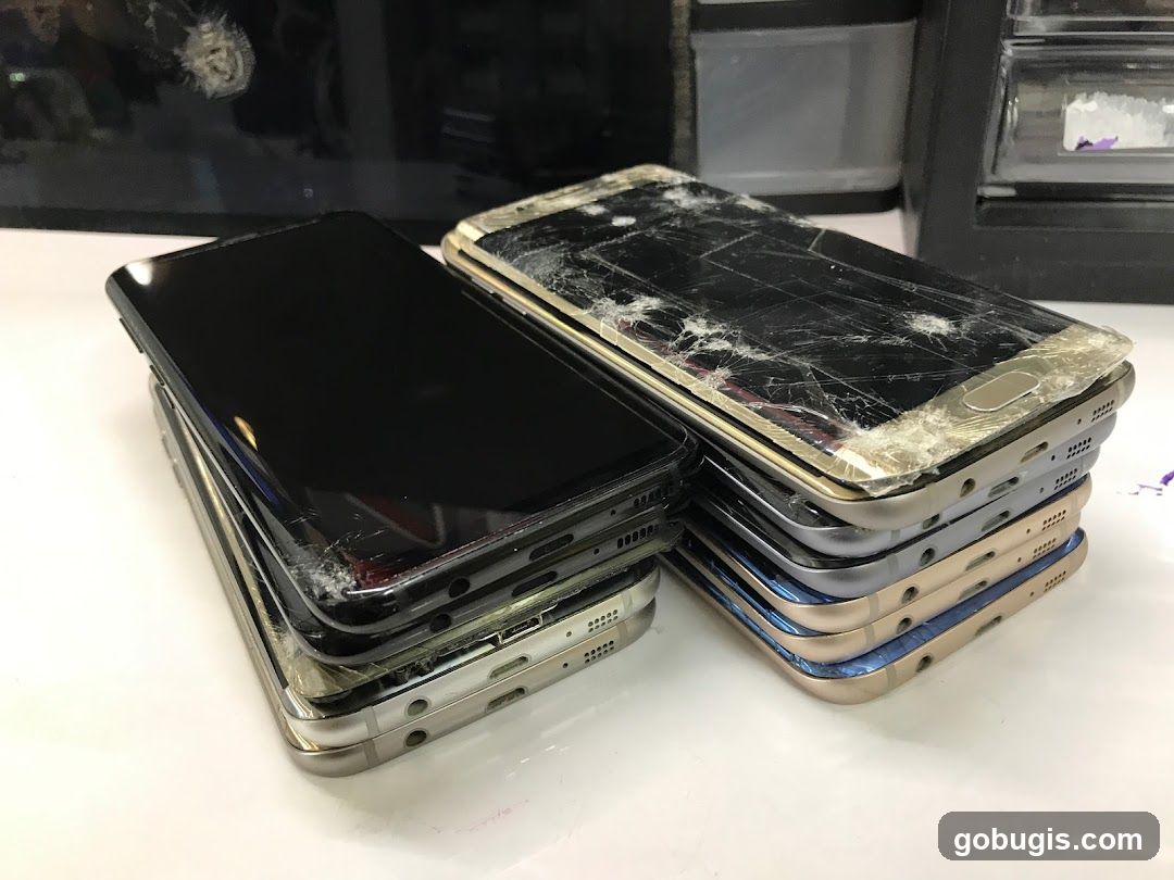 Damaged Smartphones