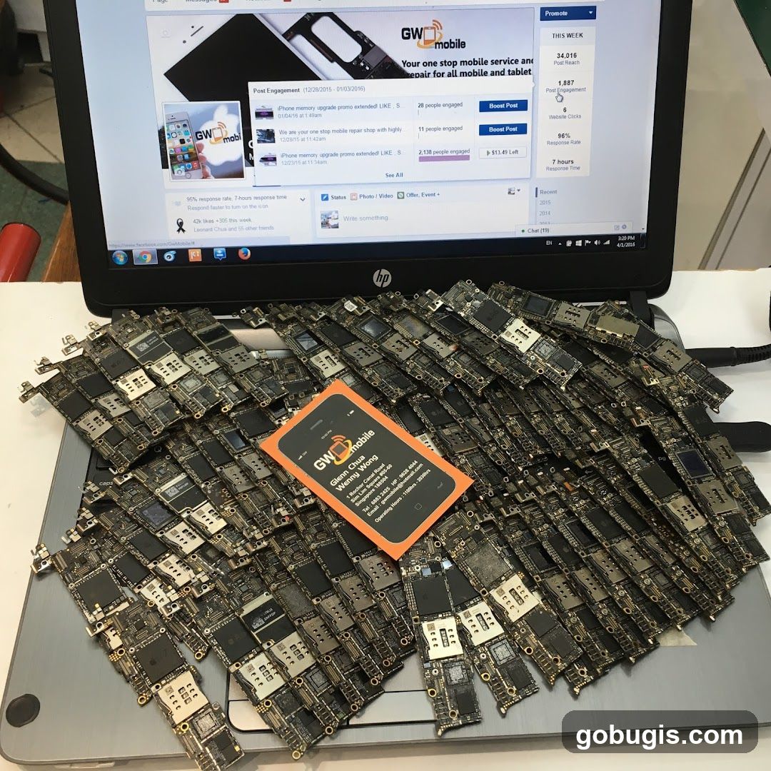 Mobile Repair Service Advertisement