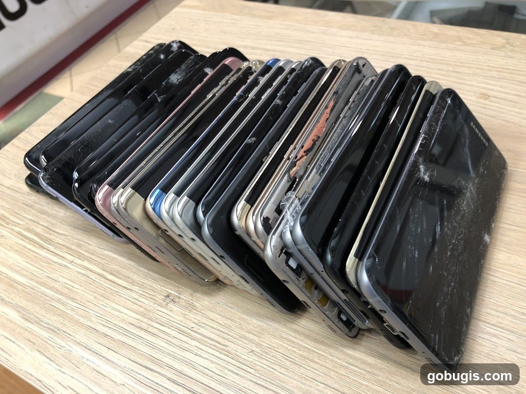 Damaged Smartphones