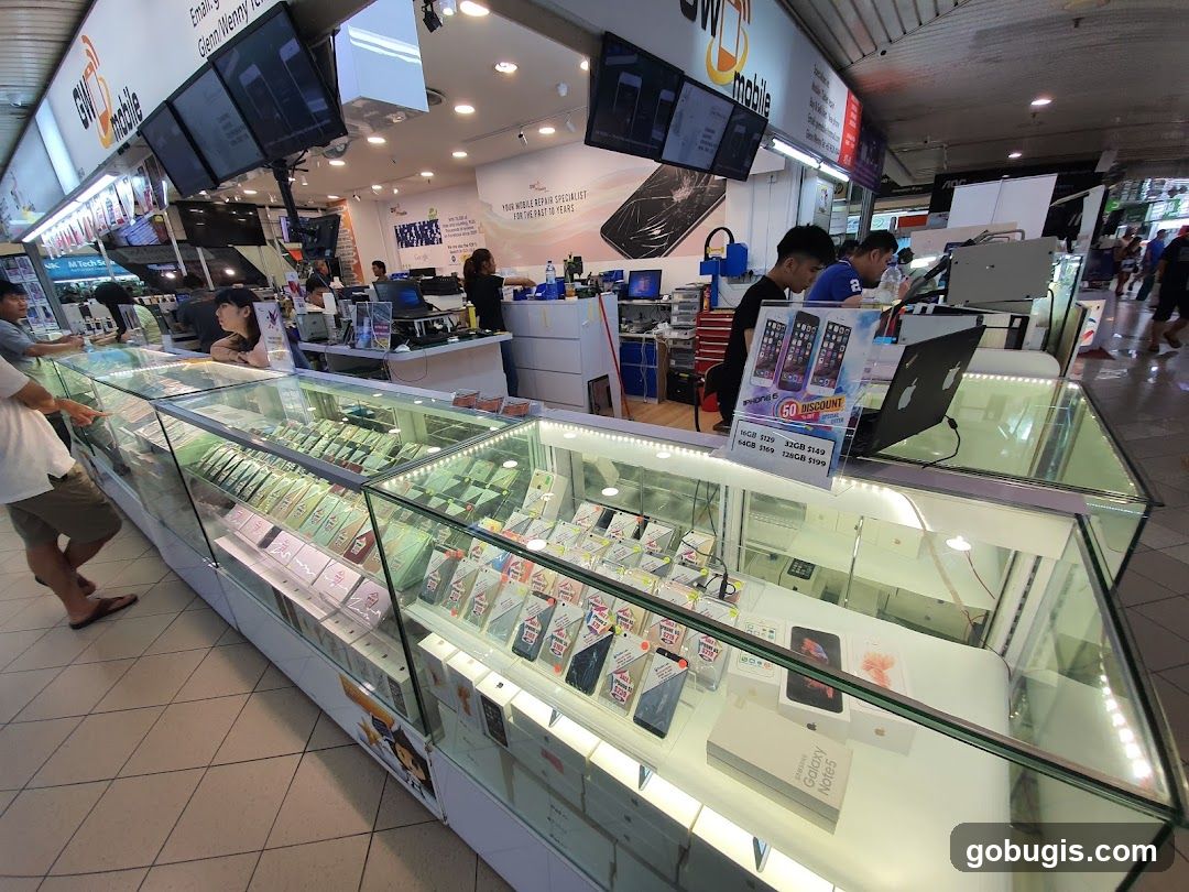 Mobile Phone Store Display