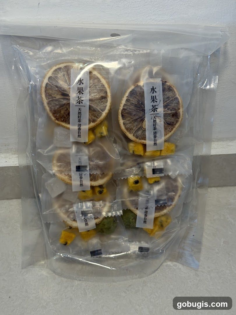 Dried Fruit Tea Pack