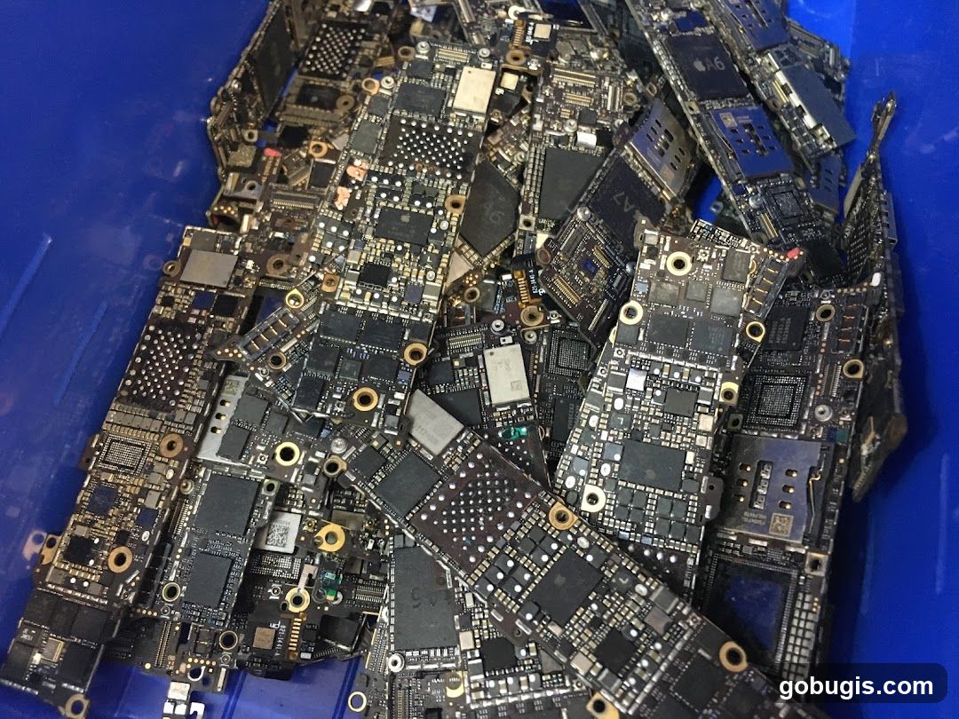 Pile of Electronic Circuit Boards