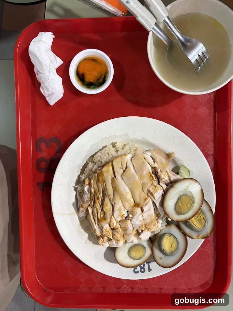 Chicken Rice with Eggs