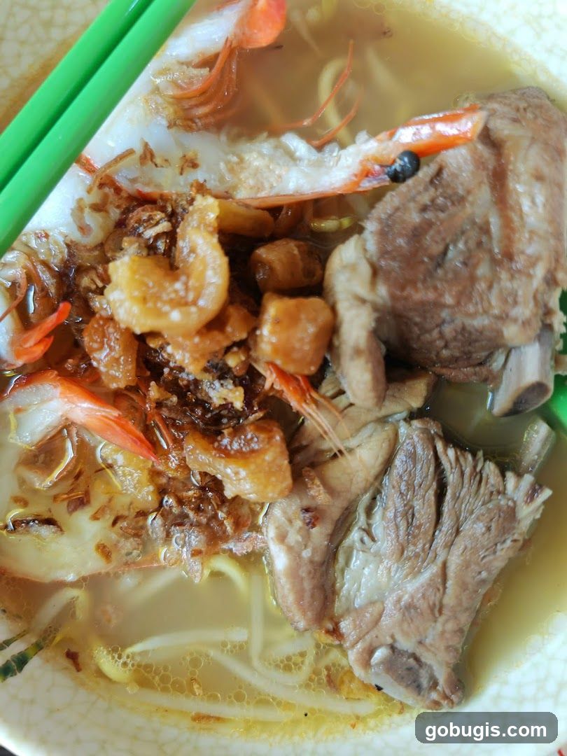 Pork Rib Noodle Soup
