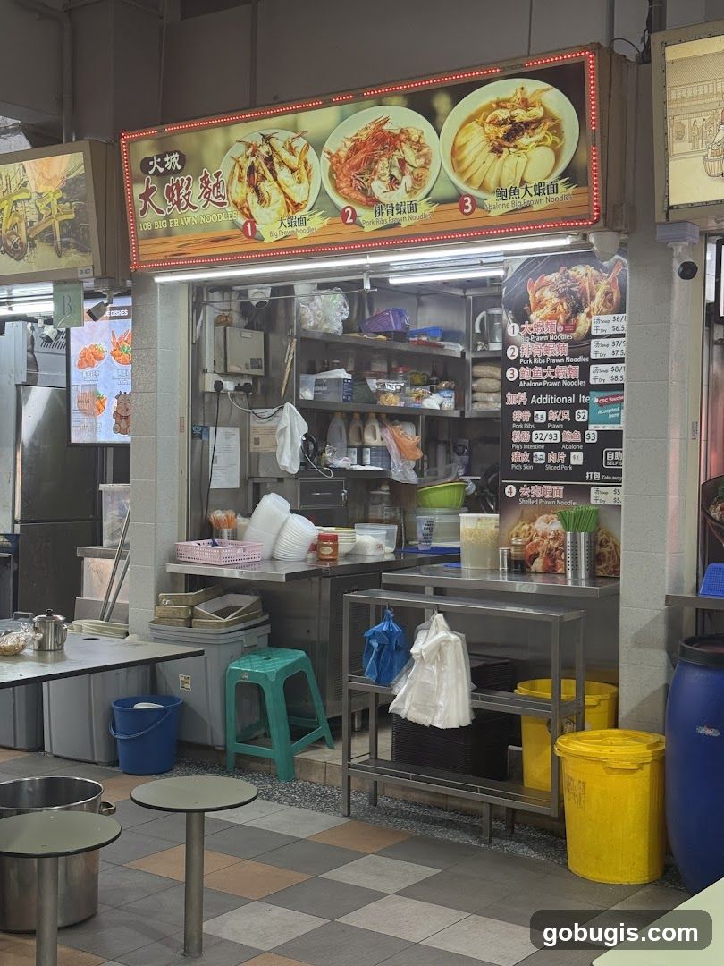 Big Prawn Noodles Stall
