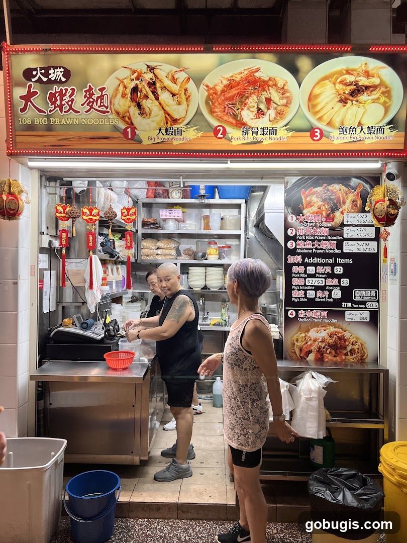 Big Prawn Noodles Stall